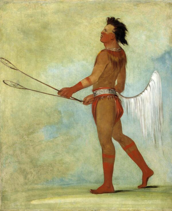 Tul-lock-chísh-ko, trinkt den Saft des Steins, in Ballspieler-Kleidung (Choctaw) – George Catlin George Catlin 2024-12-21