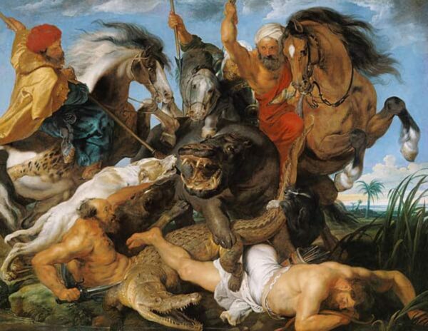 Jagd auf das Nilpferd und das Krokodil – Peter Paul Rubens Peter Paul Rubens 2024-11-21