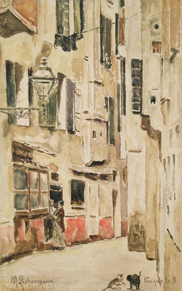 Venezianische Straße, 1878 – Max Liebermann Max Liebermann 2024-11-21