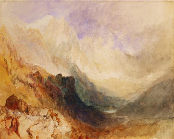 Blick entlang eines alpinen Tals – William Turner William Turner 2024-11-21