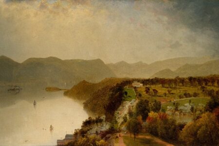 Blick auf das Cozzen’s Hotel in der Nähe von West Point, N.Y. – John Frederick Kensett John Frederick Kensett 2024-12-30