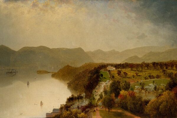 Blick auf das Cozzen’s Hotel in der Nähe von West Point, N.Y. – John Frederick Kensett John Frederick Kensett 2024-12-21