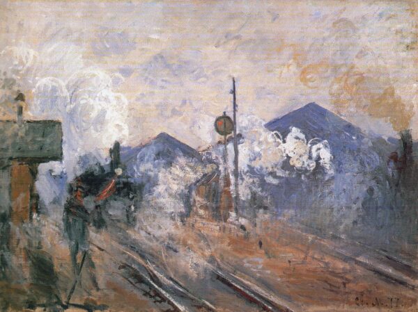 Die Wege am Ausgang des Bahnhofs Saint-Lazare – Claude Monet Claude Monet 2024-11-21