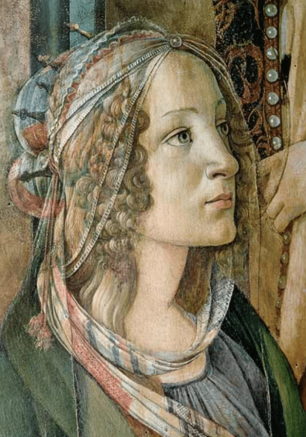 Detail von Heilige Katharina aus dem Altarbild von San Barnaba – Sandro Botticelli Sandro Botticelli 2024-11-21