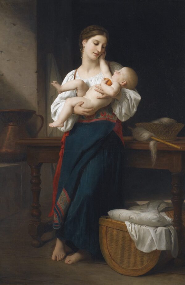 Mutter und Kind – William Bouguereau William Adolphe Bouguereau 2024-11-21