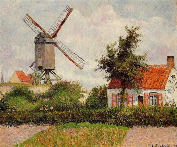 Windmühle in Knocke – Camille Pissarro Camille Pissarro 2024-11-21