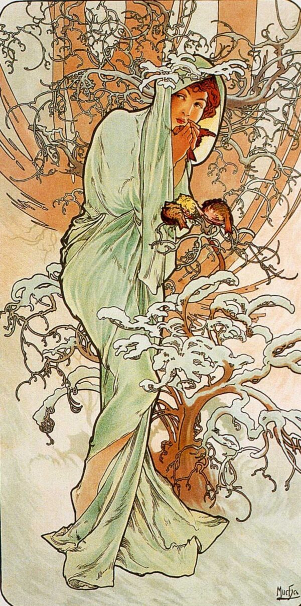 Der Winter – Mucha Alfons Mucha 2024-11-21