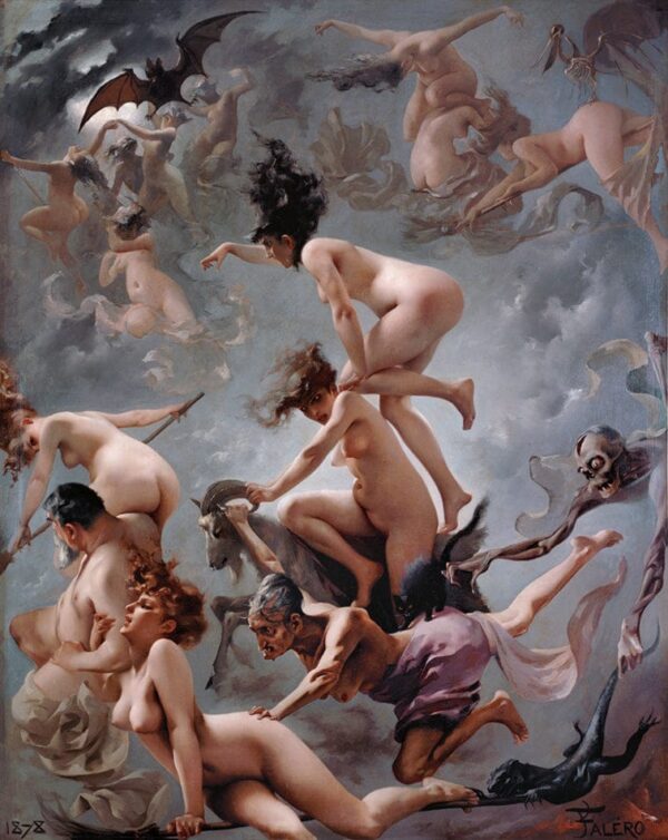 Die Hexen auf dem Weg zu ihrem Sabbat – Luis Ricardo Falero Luis Ricardo Falero 2024-11-21