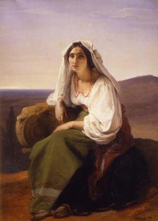 Frau aus Ciociaria (Römische Bäuerin) – Francesco Hayez Francesco Hayez 2024-11-21