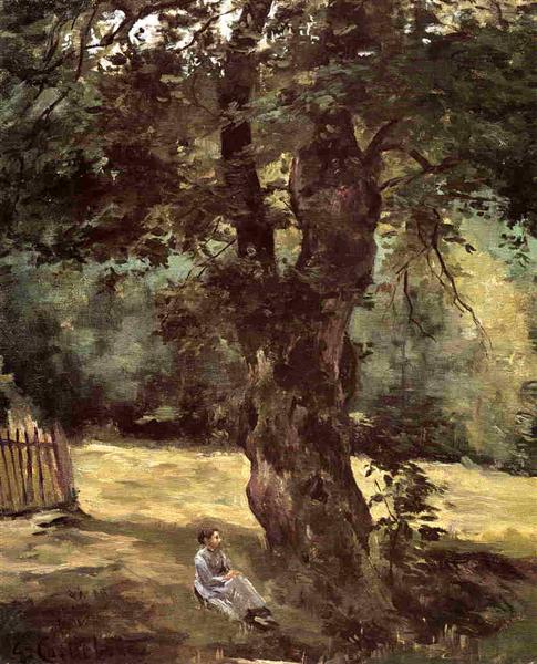 Sitzende Frau unter einem Baum – Caillebotte Gustave Caillebotte 2024-11-21