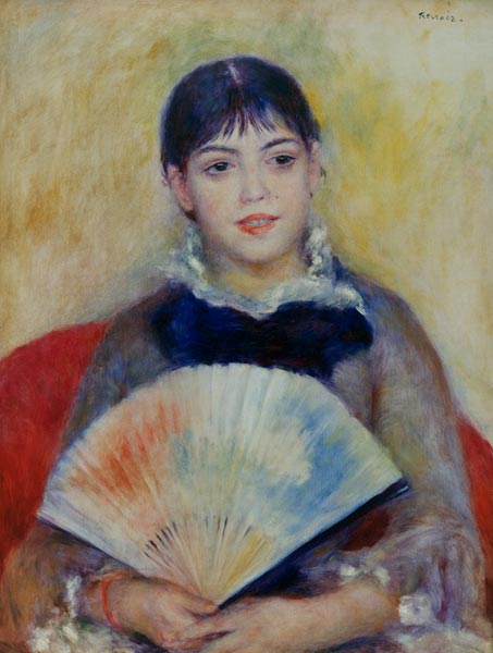 Frau mit einem Fächer 1880 – Pierre-Auguste Renoir Pierre-Auguste Renoir 2024-12-30