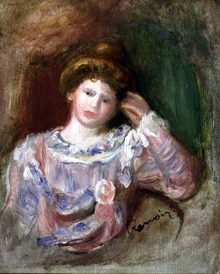 Frau, die ihren Kopf in ihren Händen stützt – Pierre-Auguste Renoir Pierre-Auguste Renoir 2024-12-30