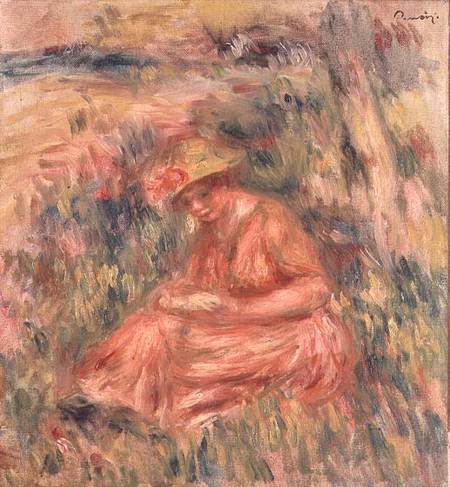 Frau sitzt auf dem Gras – Pierre-Auguste Renoir Pierre-Auguste Renoir 2024-12-30