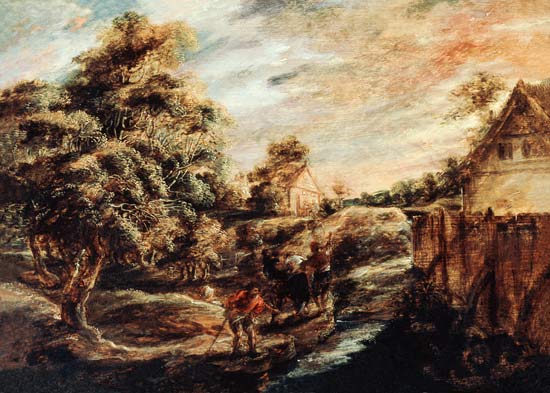 Waldlandschaft bei Sonnenuntergang – Peter Paul Rubens Peter Paul Rubens 2024-11-21