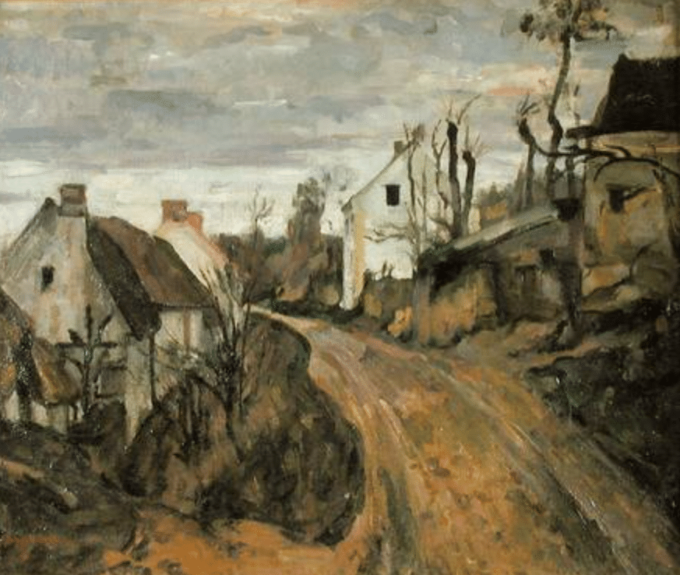 Die Dorfstraße, Auvers – Paul Cézanne Paul Cézanne 2024-09-20