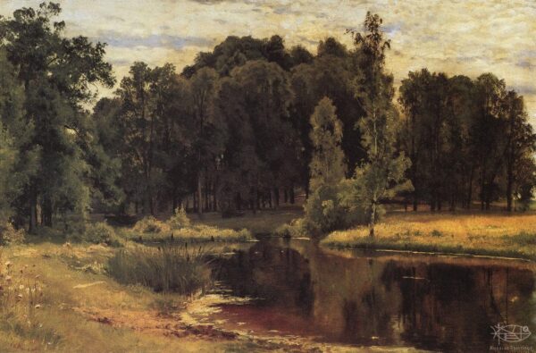 Teich in einem alten Park – Ivan Shishkin Iwan Iwanowitsch Schischkin 2024-11-21