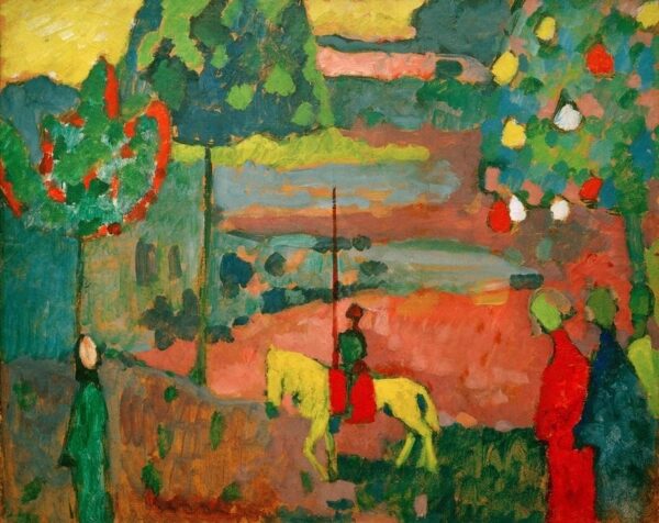 Werfen in einer Landschaft – Vassily Kandinsky Wassily Kandinsky 2024-11-21