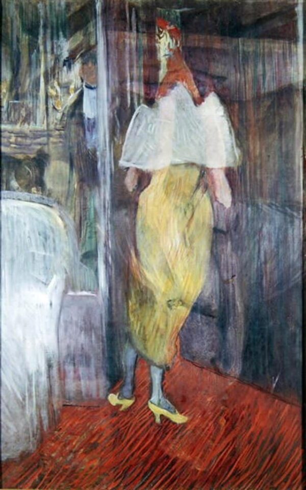 Frau betritt eine Loge im Theater – Toulouse Lautrec Henri de Toulouse-Lautrec 2024-11-21